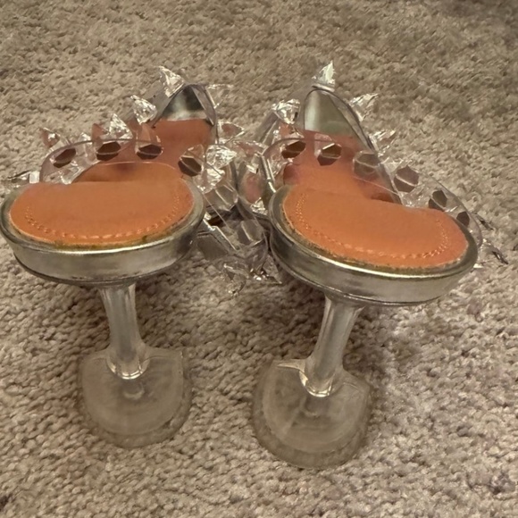 Amina Muaddi crystal heels like new size 35 - Picture 5 of 8